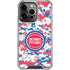 NBA Detroit Pistons Digi Camo iPhone 16 Pro Clear Case
